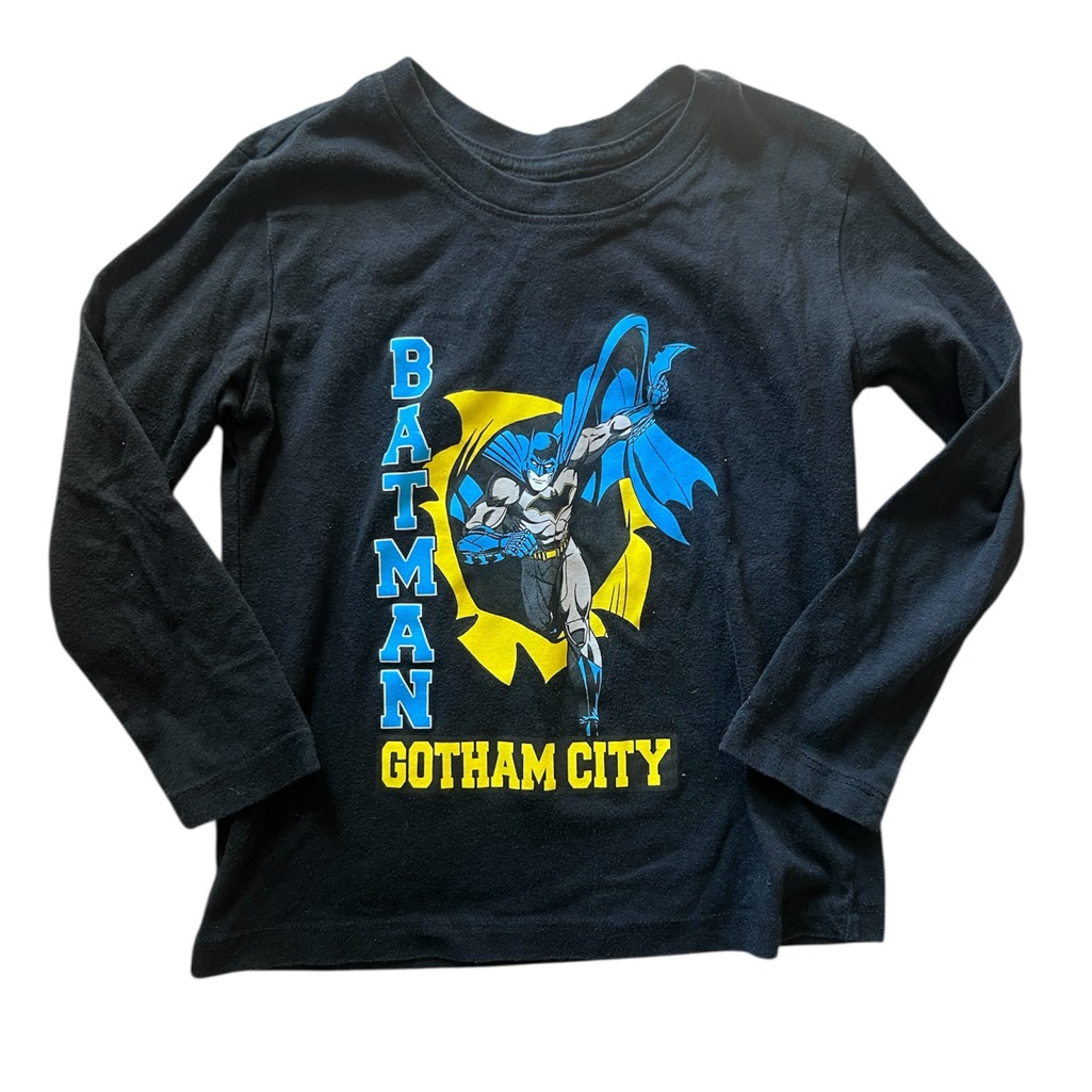 Jumping Beans Boys Long Sleeve Batman Shirt | 4t